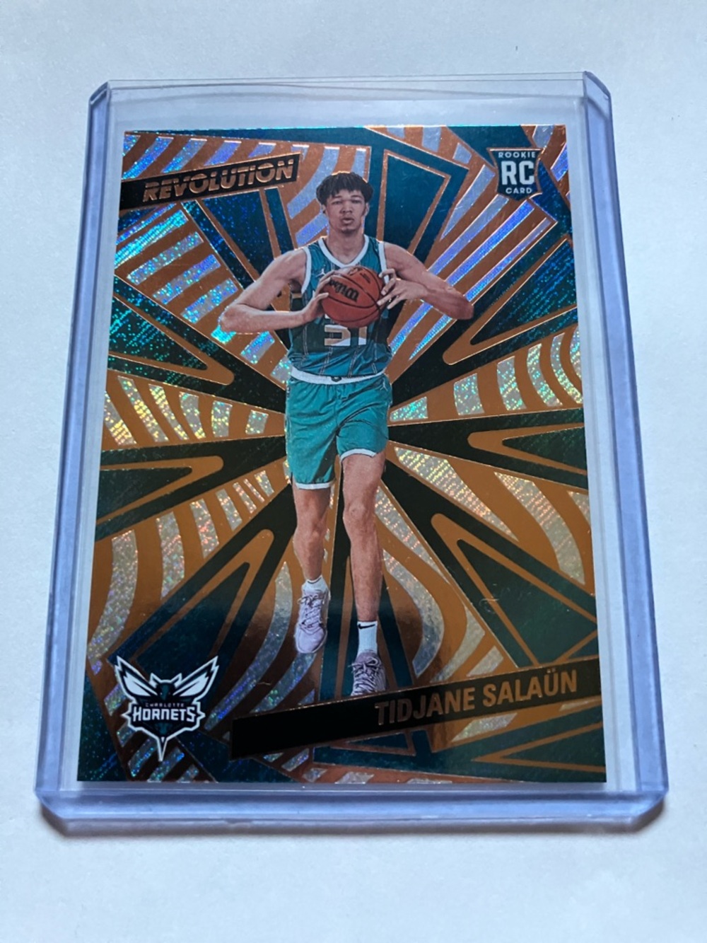 2024-25 Panini Revolution Charlotte Hornets Tidjane Salaün Rookie Card NM+